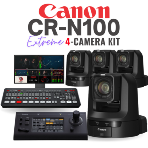 Canon CR-N100 PTZ 4-Camera Streaming Kit