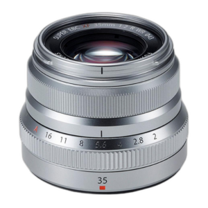 Fujifilm FUJINON XF 35mm f/2 R WR Lens (Silver)